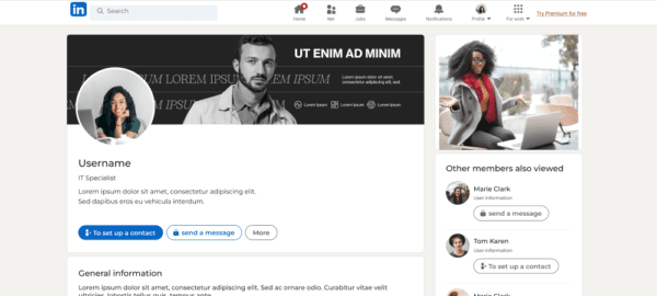 12+ Professional LinkedIn Banner Templates – Editable in Figma - Image 8